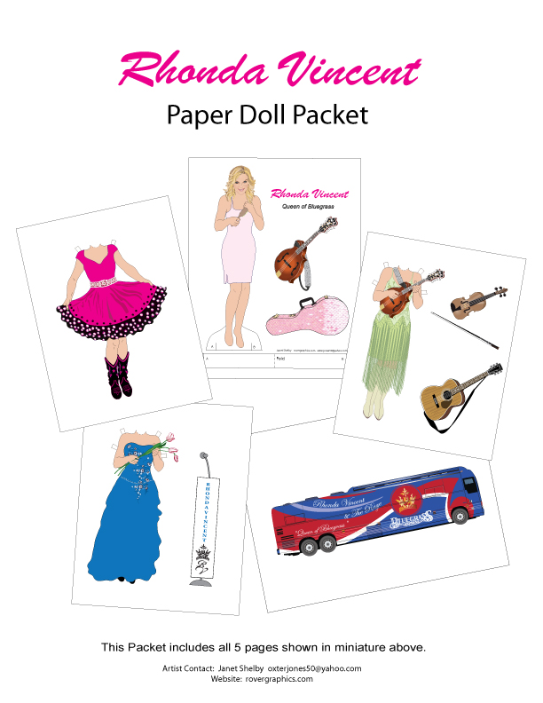 RV Paper Doll Packet Cover